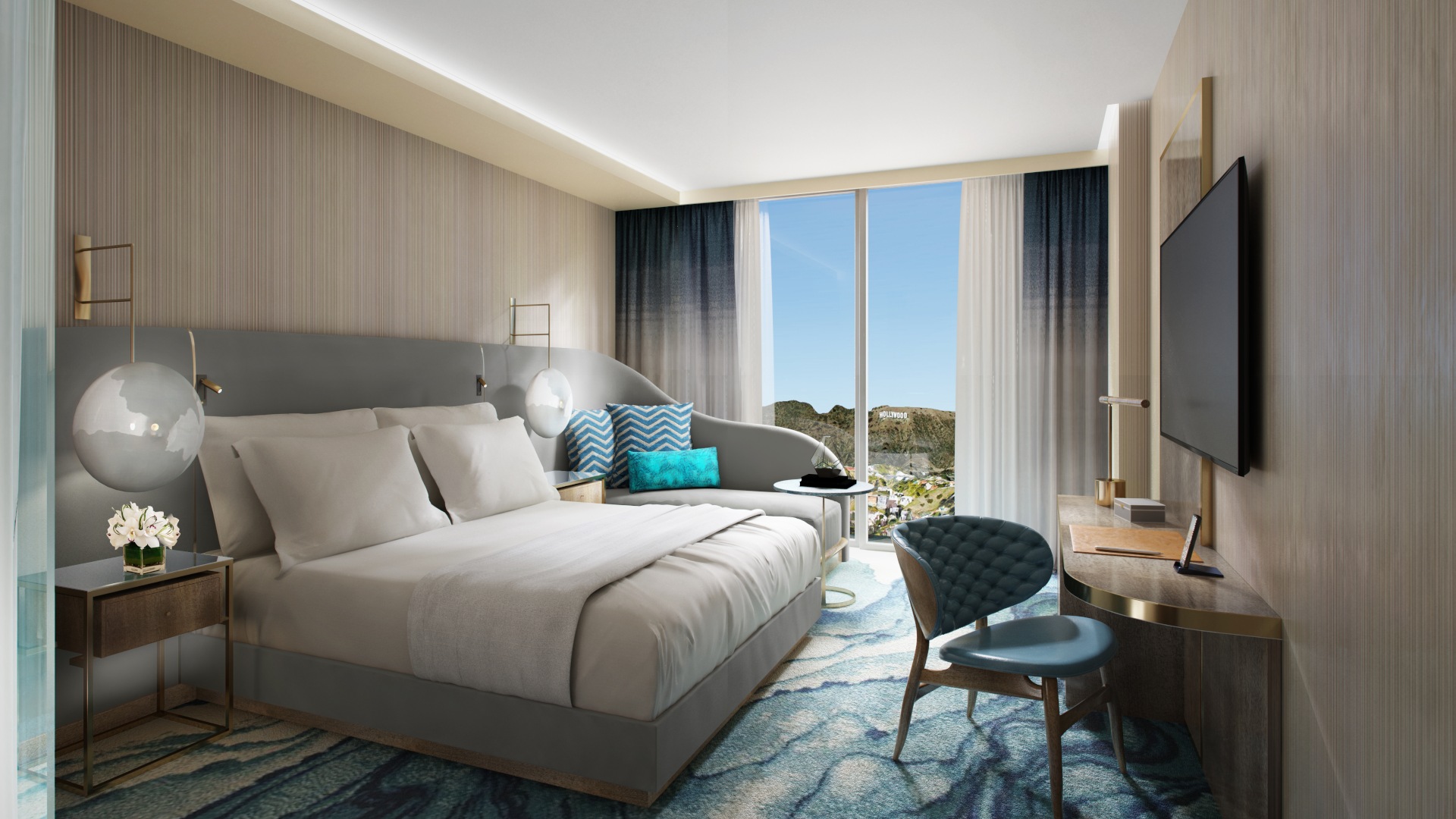 hollywood-sunset-king-guestroom